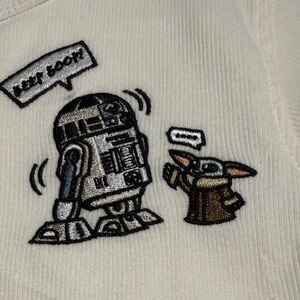 Disney Star Wars Kids Cream Button-Up Shirt